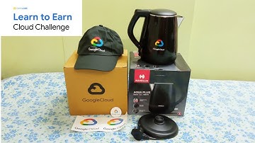 Google Cloud Swags Unboxing 🥳🎉|| Qwiklabs Learn to Earn Program 2021 || Google Cloud Electric Kettle