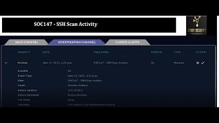 LetsDefend.io SOC147   SSH Scan Activity screenshot 4