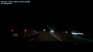 🇬🇧Over 100mins Relaxing Car Travel At Night | A3 M25 M1 A509 | Waterlooville to Milton Keynes