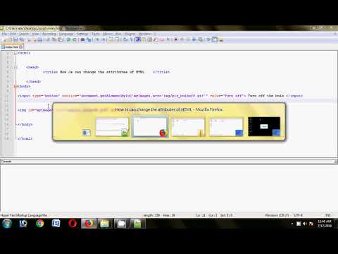 How Js Change the Attributes in HTML (JavaScript Tutorial In Hindi)