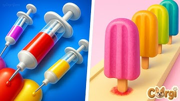 Jelly Dye VS Popsicle Stack - All Levels Satisfying Walkthrough Gameplay