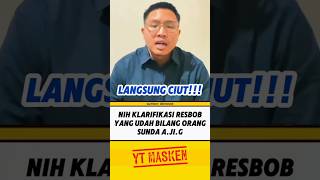 Download Lagu SUDAH KLARIFIKASI RESBOB TAPI NGAKU DIDIKAN SUNDA⁉️ #beritaterkini #trending #fyp #shortsvideo MP3