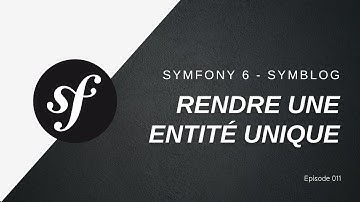 🎉 Un blog de A à Z en #Symfony 6 - Rendre une entité unique avec #UniqueEntity - 011