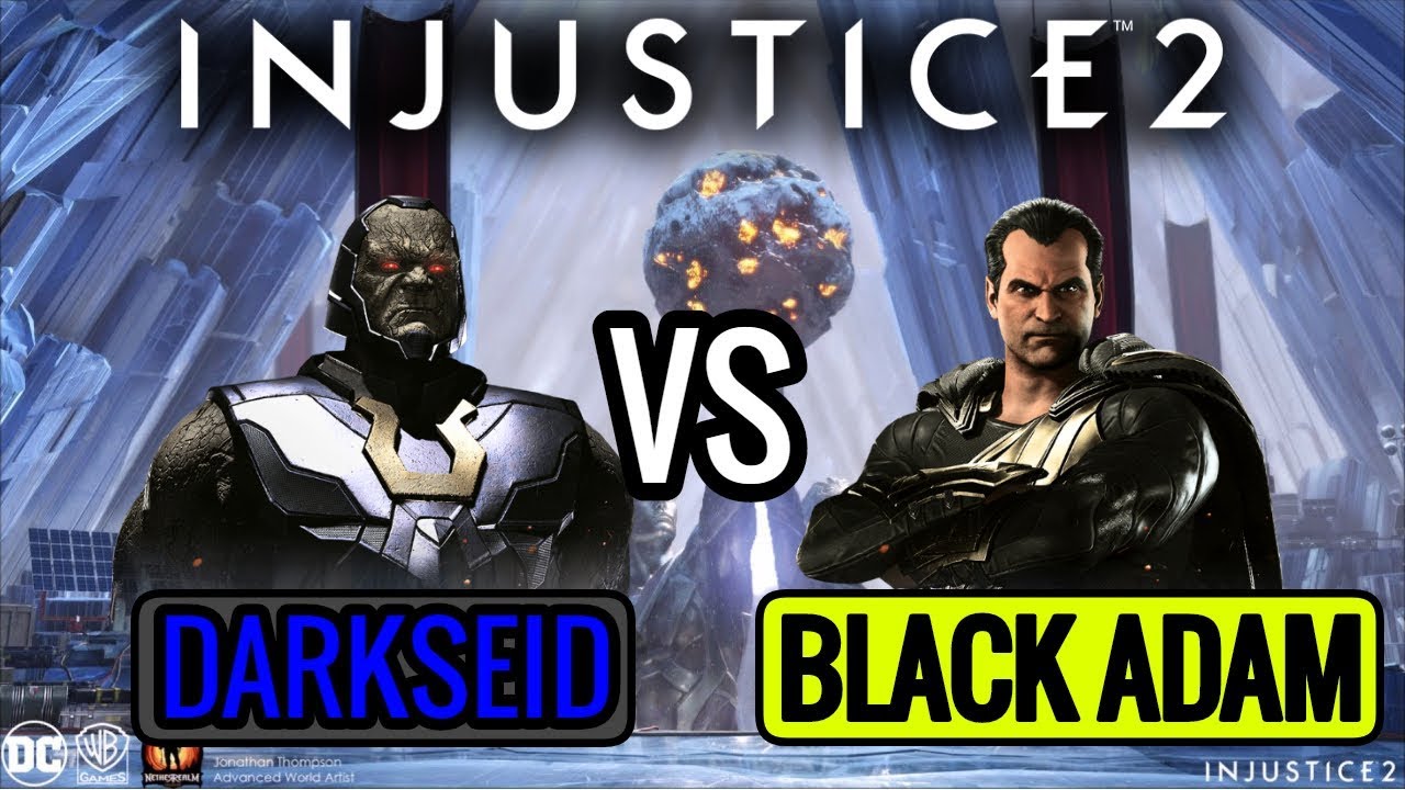 Playing INJUSTICE 2 online with DARKSEID VS BLACK ADAM!If you like this con...