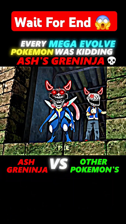 Ash Greninja VS Other Pokemon's ll Greninja Troll Face Edits ll #shorts #pokemon #shortsfeed
