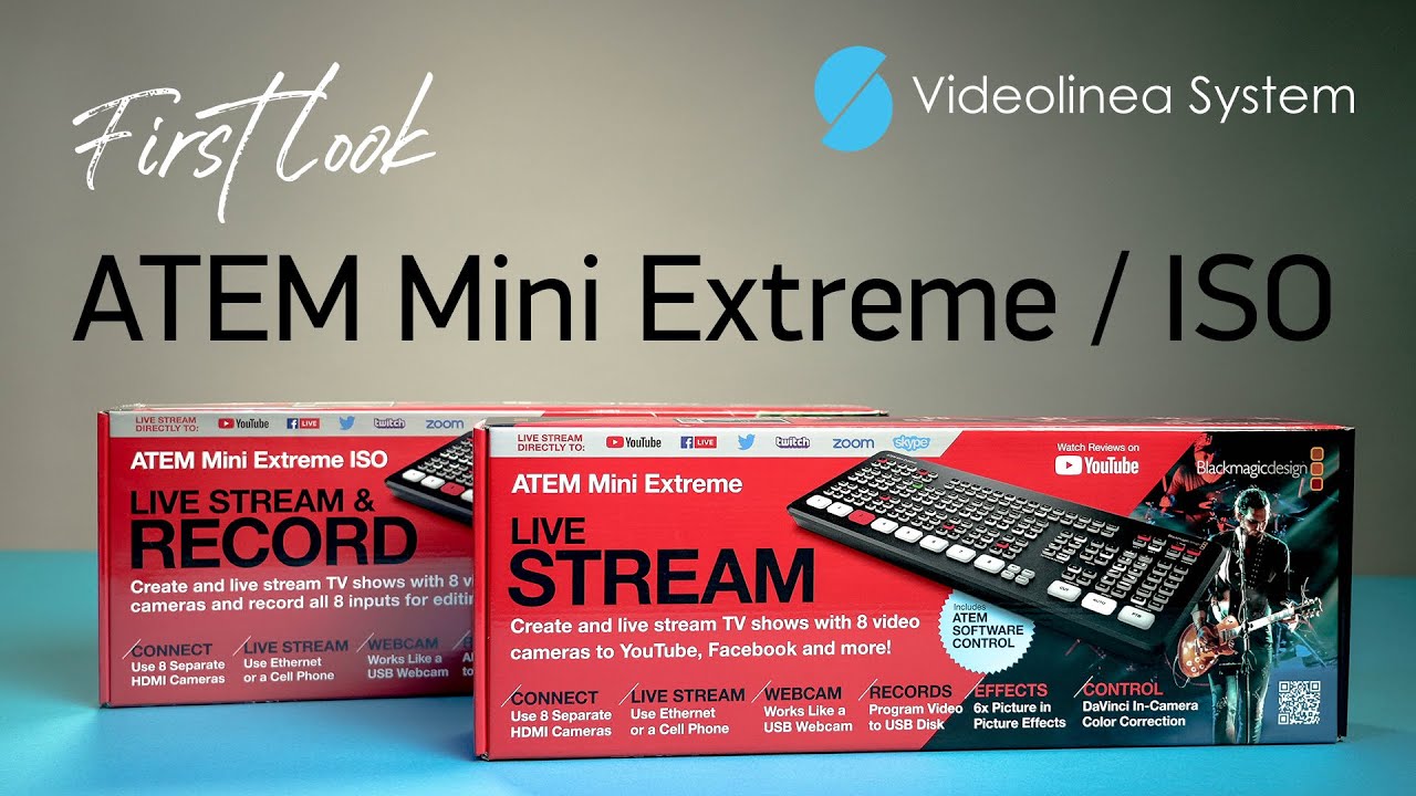 Blackmagic Design ATEM Mini Extreme ISO Live Streaming Switcher