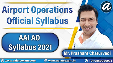 AAI AO Syllabus 2021: Airport Operations Syllabus 2021 (Official Syllabus)