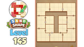 Sand Shape Level 145 Hard Level Gameplay & Solution