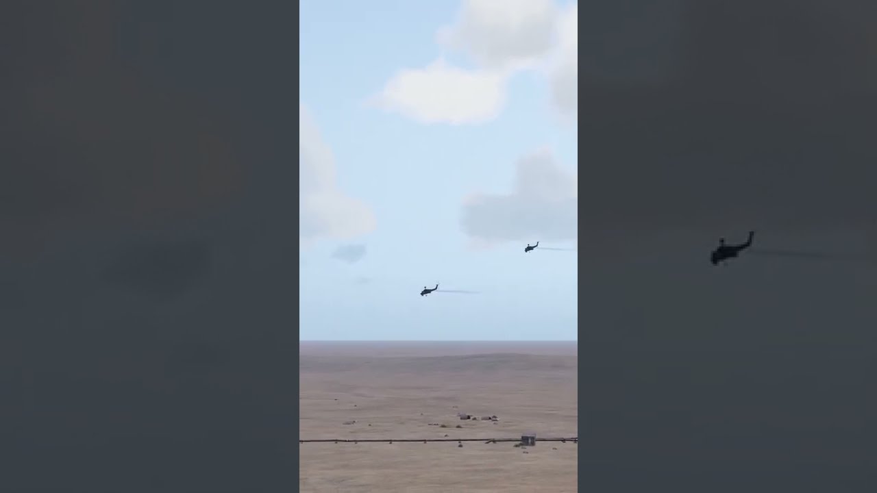 50. Cal Shoots Down 2 Russian Attack Helicopters | Arma3 MILSIM 