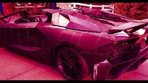 A Physicist and His Son 3D Print a Full Scale Lamborghini
