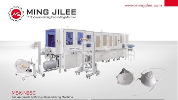 Full Automatic N95 Cup Mask Making Machine, MSK-N95C