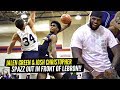 Lebron witness the best aau game of 2019 jalen green  josh christopher spazzed out