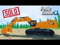 I CANT BELIEVE I GOT A NEW EXCAVATOR DELIVERED!! FS22 Yukon Gold