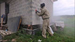 картинка: Подготовка стен под утеплитель