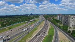 North America's busiest Highway 401 Toronto 4K UHD DJI Phantom 3 Pro