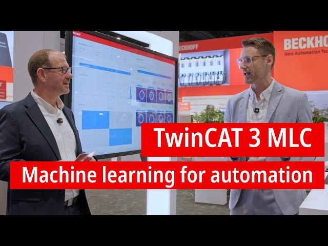 Bringing AI to the PLC with TwinCAT 3 Machine Learning Creator