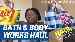 Bath and Body Works Haul: Candle Day and Semi Annual Sale