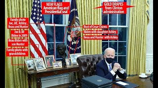 The Oval Office makeover: Biden adds personal touch to his new office