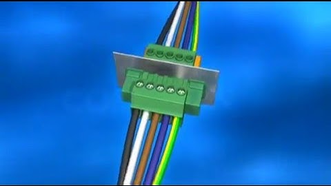 PCB terminal blocks plug in