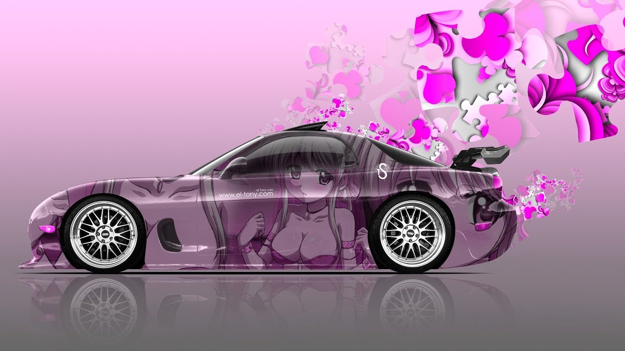 Girl Mazda rx7