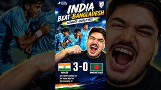 India Beat Bangladesh 3-0! 🇮🇳 U20 Asia Cup Qualification #indianfootball #afc