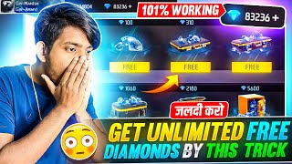 New 101% Working Trick To Get Unlimited Free Diamonds😁🔥 || Garena Free Fire India