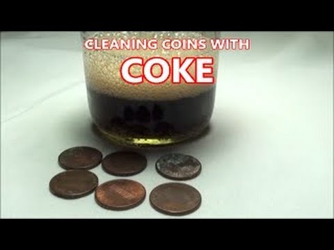 CLEANING PENNIES With COKE - Will COCA-COLA Clean Dirty Coins?