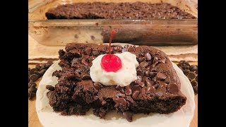 Chocolate Dump Cake Recipe ☕ 4Ingredient Dessert with Cake Mix & Instant Pudding❤