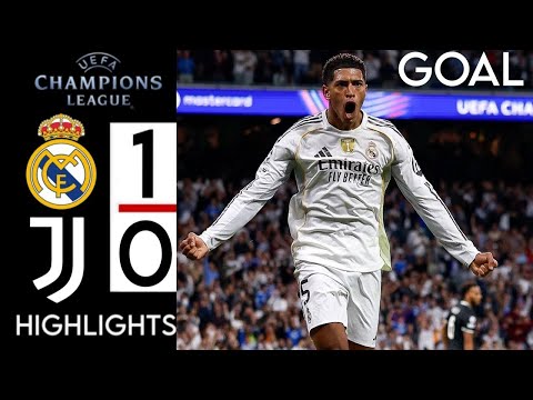 ملخص مباراة ريال مدريد ويوفنتوس 1 0 وأهداف المباراة دوري أبطال أوروبا هدف جود بيلينجهام