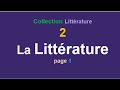 N2la littraturepage 1collection littrature
