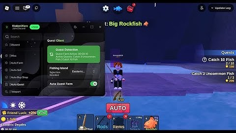 Fish it Script | Auto Quest, Keyless | KrakenWare