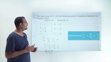 Pair of Linear Equations in two variables 12 | Conditions for solvability - Solved example 2 | CBSE