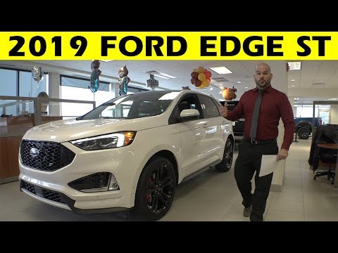 2019 Ford Edge St Exterior Interior Walkaround Youtube
