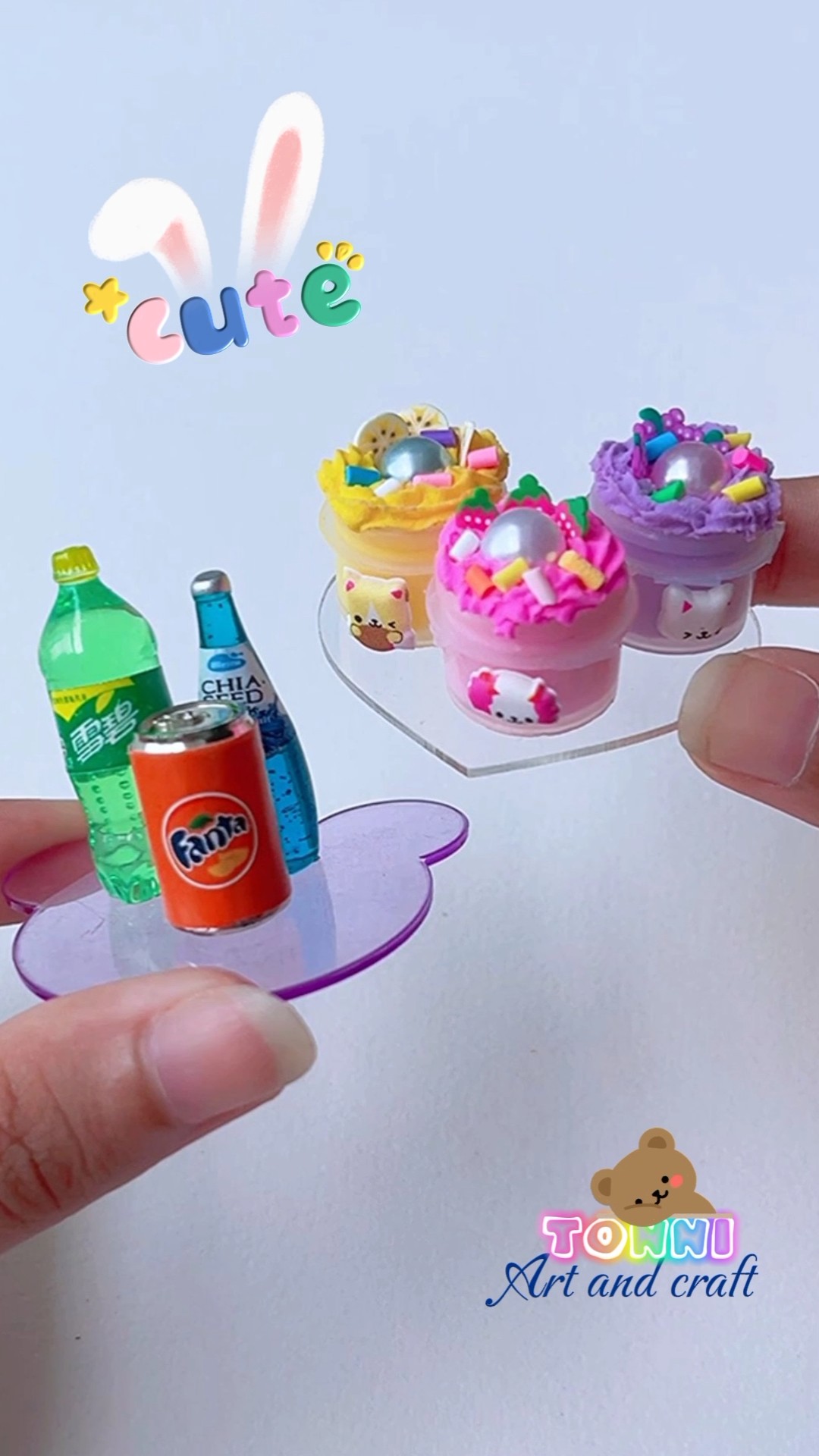 try it ? mini food (miniature craft) #shorts #tonniartandcraft #love #art #diy #handmade