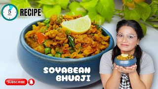 PROTEIN POWER in 5 Minutes with Healthy Soyabean Bhurji Recipe!
