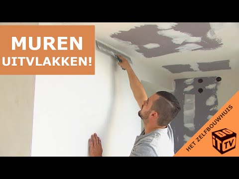 Video: Het plafond plamuren: gereedschappen, materialen en praktisch advies