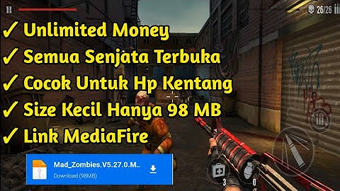 Mad Zombies Mod Apk V5.27.0 Terbaru 2021 [ Unlimited Money ]