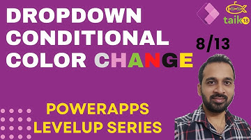 Combobox Background Conditional Color Change in PowerApps by taik18
