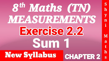 8th maths chapter 2 exercise 2.2 question 1 tn samacheer shyni maths