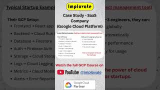 SaaS Company on Google Cloud 🧠 | Real-World GCP Architecture #implovate  #gcp #googlecloud