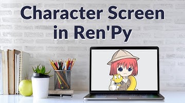 Coding Character Screen in RenPy | Vlog #2 Display character info screen in Ren