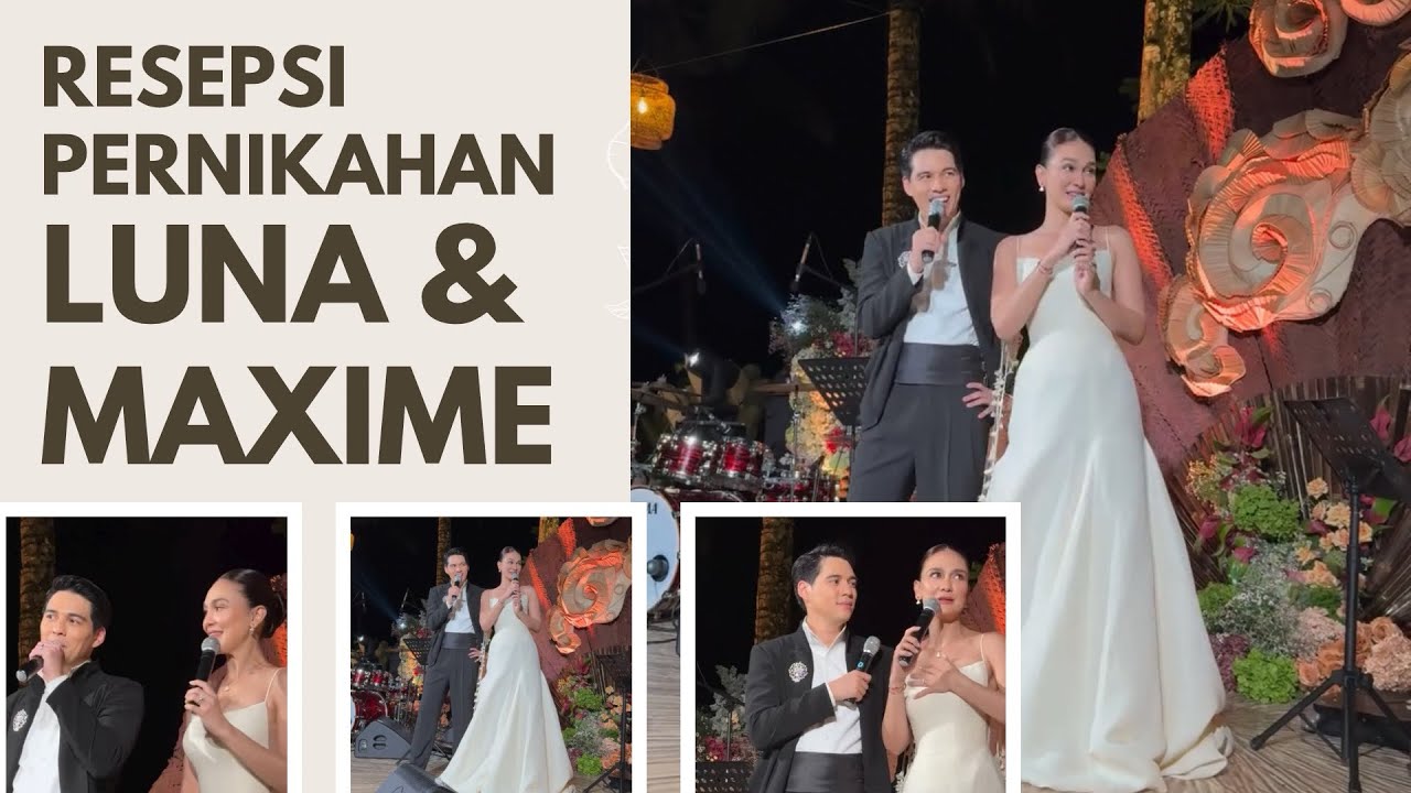 RESEPSI PERNIKAHAN LUNA & MAXIME II MERIAH DI HADIRI ARTIS TERNAMA