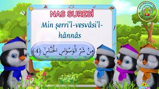 Çocuklar İçin Nas Suresi Nas Suresi Ezberleme Namaz Sureleri Surah Al Nas Resimi