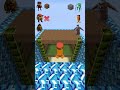 Italian Brainrot Vs Squid Game Sky Jump  #shorts #minecraft #brainrot
