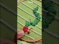 Wiggle wiggle… stitched with love 🐛💚Too cute to ignore, right? 😍#vithana #embroidery #handembroidery
