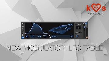 LFO Table modulator overview – new in Kilohearts v2