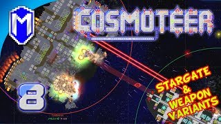 Cosmoteer - Vanguard Destruction - Let's Play Akinata's Weapon Variants & Stargate Mod Gameplay Ep 8