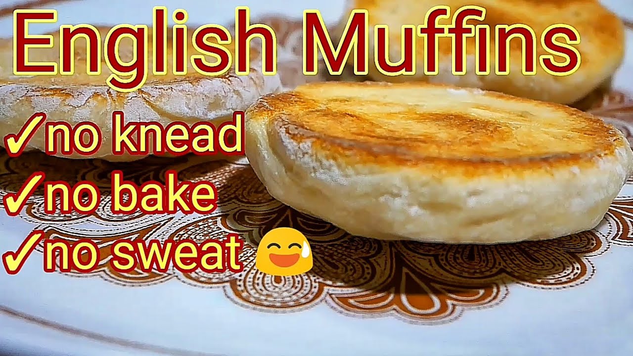 No Knead English Muffins How to make English Muffins noknead, no