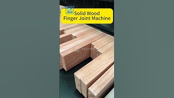 THE FASTEST Way to Assemble Solid Wood with Finger Joint Machine!