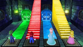 Мульт Mario Party 10 Minigames Luigi Vs Rosalina Vs Mario Vs Peach Master Difficulty